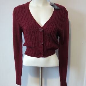 Women's Burgundy Sweater